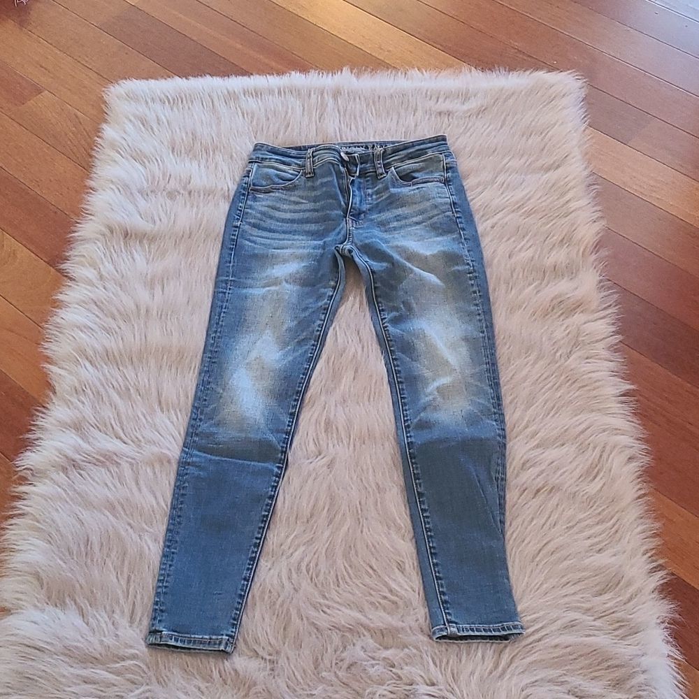American eagle womens high rise jegging size 0 short‎